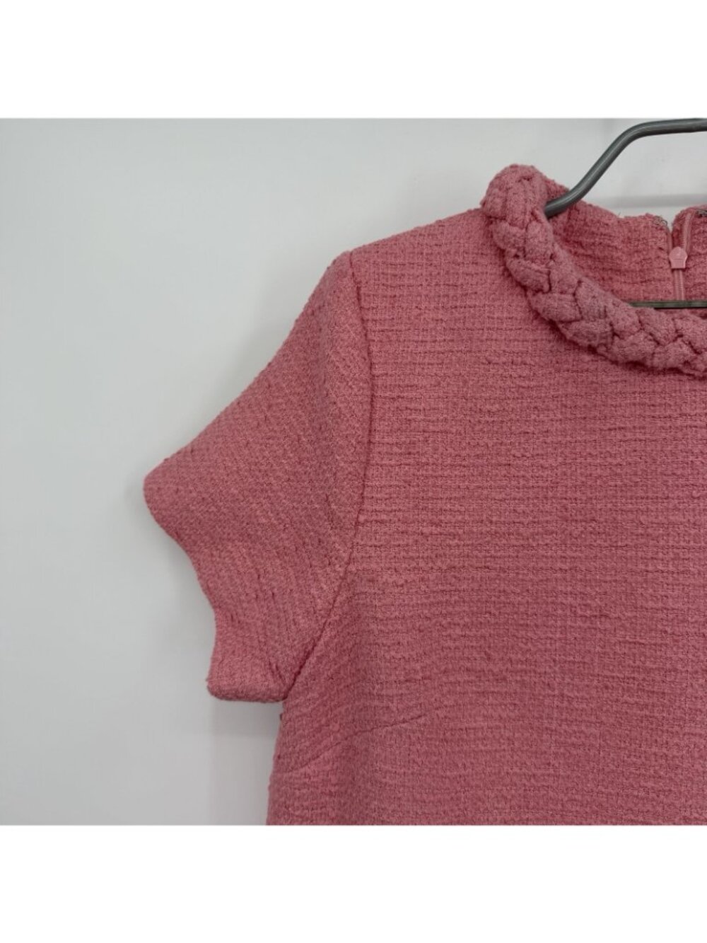 Tuckernuck Blush Peony Tweed Jackie Dress sz M Shift Mini Business Career NWT** - Picture 6 of 15